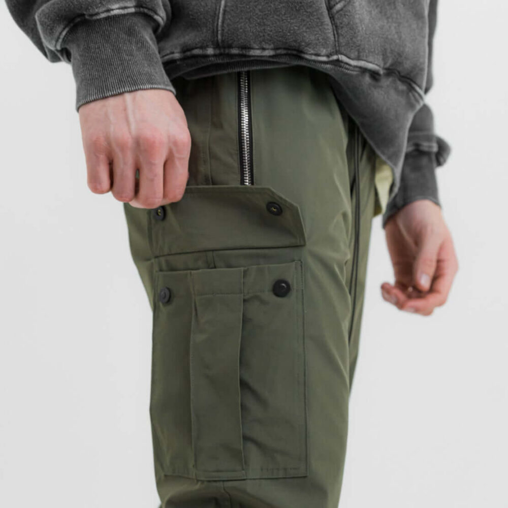 Men Drawstring Cargo Sweatpants