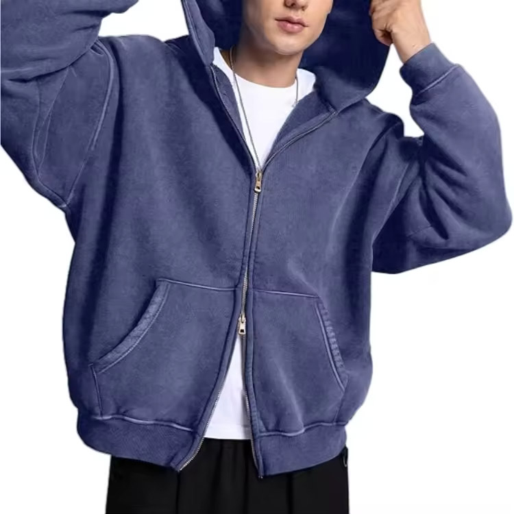 Double Zip up Hoodie