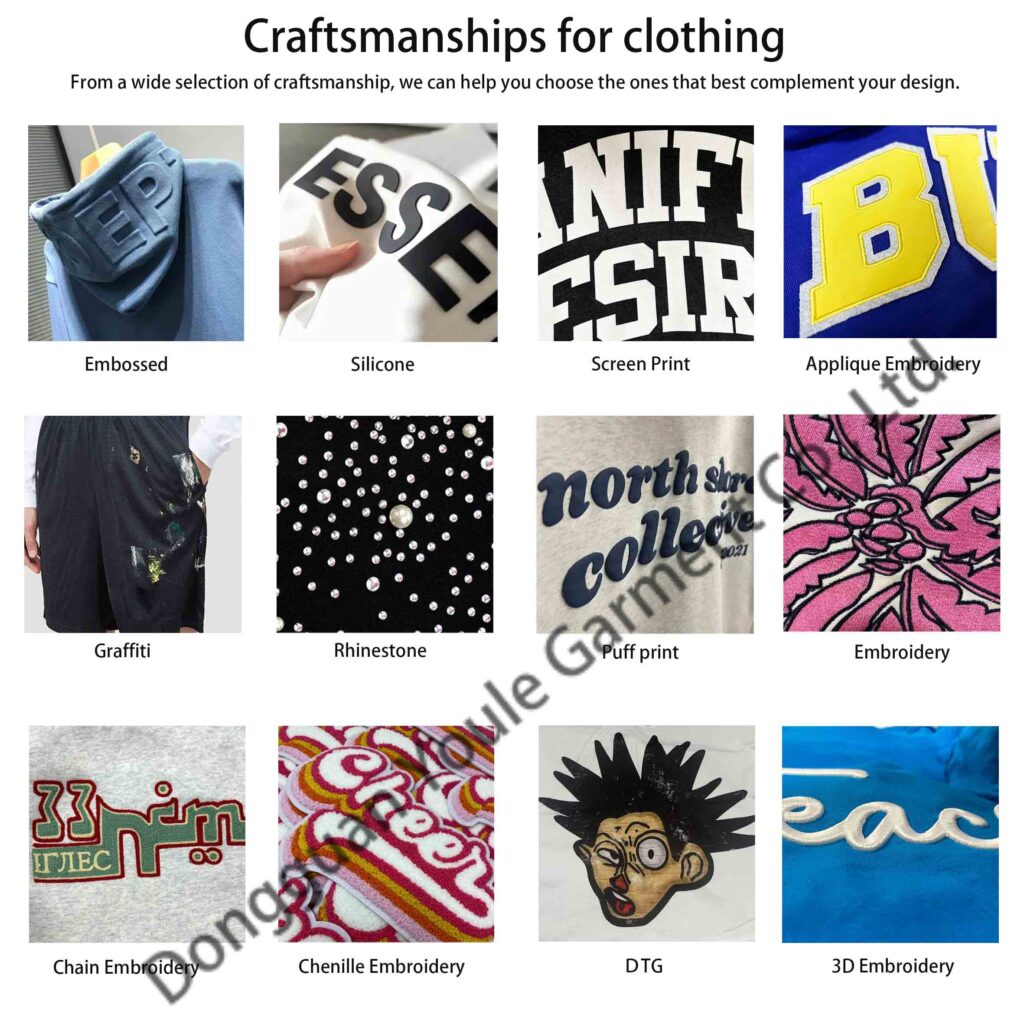 craftsmanships for clothing