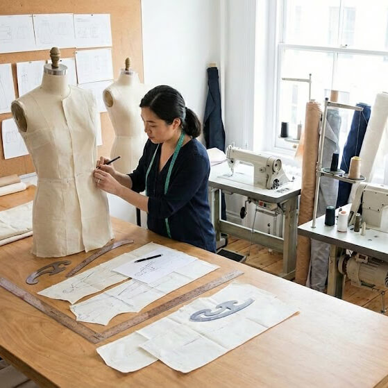 Pattern making and sample development_